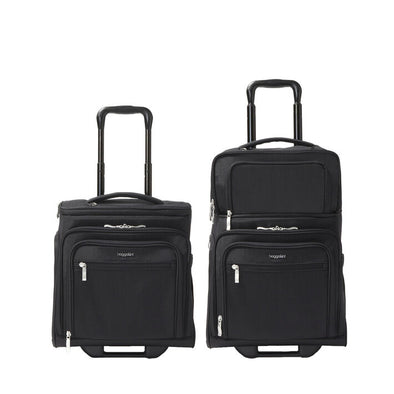 Travel Collection Expandable Underseat Carry-On -black