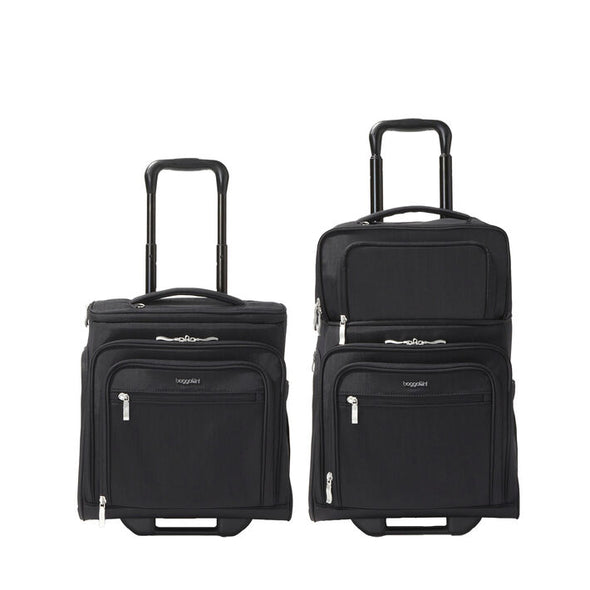 Travel Collection Expandable Underseat Carry-On -black