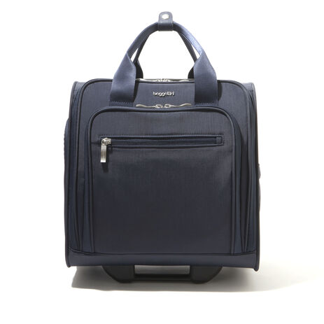 Travel Collections 2-Wheel Rolling Tote-French Navy