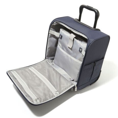 Travel Collections 2-Wheel Rolling Tote-French Navy
