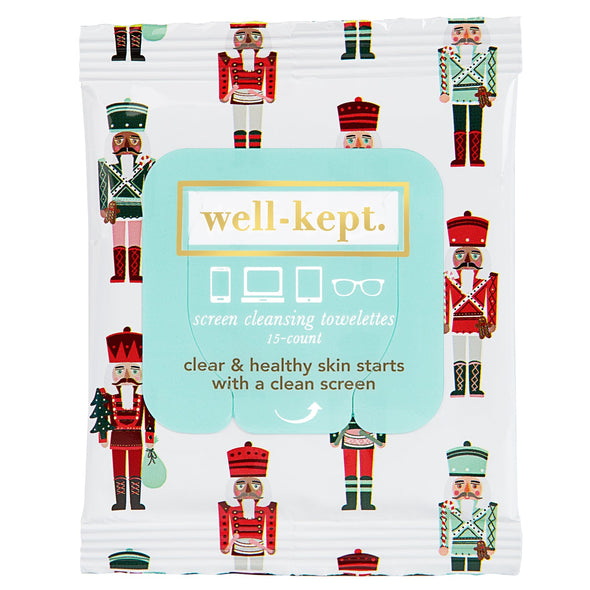 well-kept Screen Cleansing Towelettes - Nutcracker