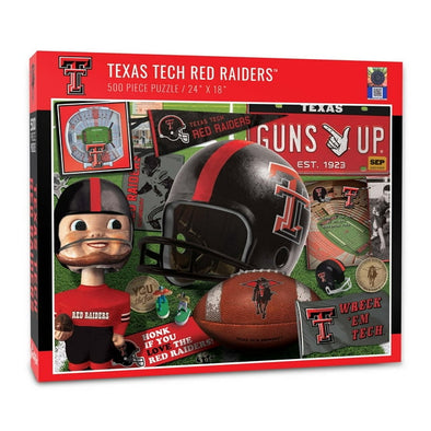 Retro Series College Puzzle-Texas Tech : 500 piece