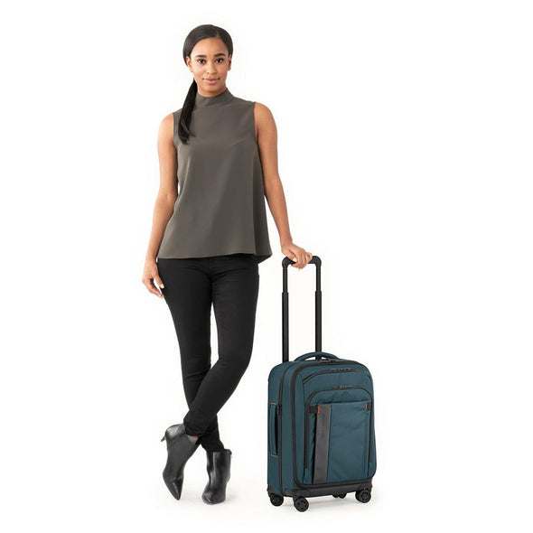 ZDX International 21" Carry-On Expandable Spinner -ocean