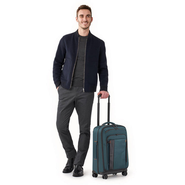 ZDX Domestic 22" Carry-On Expandable Spinner - ocean