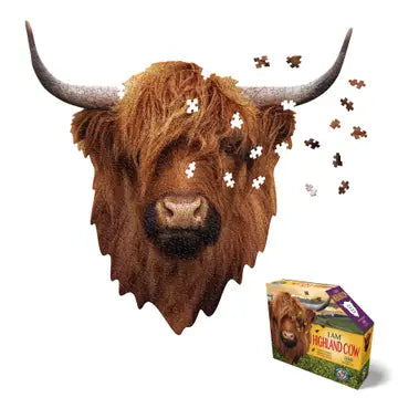 I am Highland Cow 550-piece Shaped Puzzle