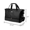 Avalon Softside Drop Bottom Weekender -Black