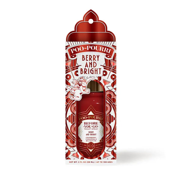 Poo-Pourri Berry and Bright Holiday - 2oz.