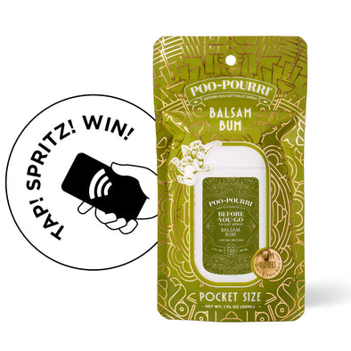 Poo-Pourri Balsam Bum Pocket Sprayer Holiday- 1 oz.