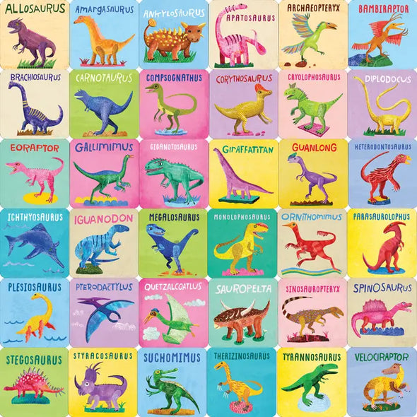 Dinosaurs Memory Match Game 72 Cards