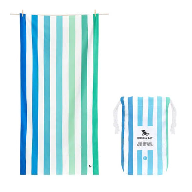 Summer Quick Dry Beach Towel-Endless River : Large