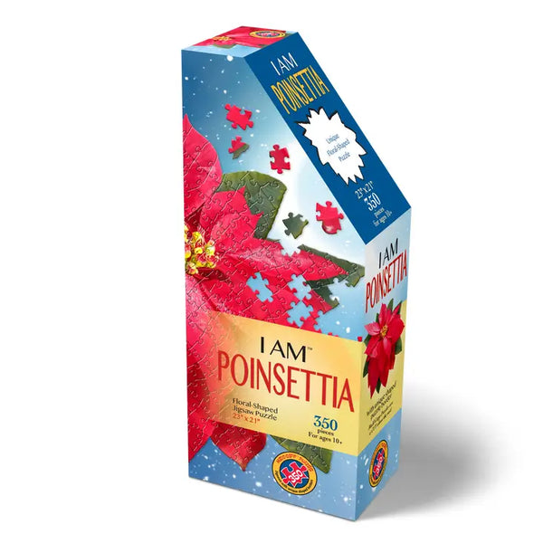 I am Poinsettia 350-piece Shaped Jigsaw Puzzle