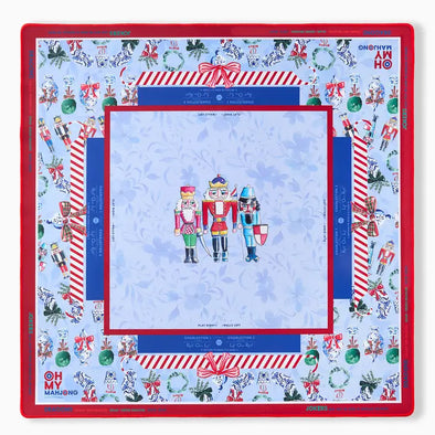 Deck the Halls Neoprene Mahjong Mat