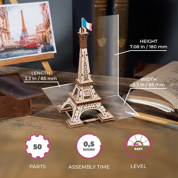 UGears Mini Model - Paris Tower