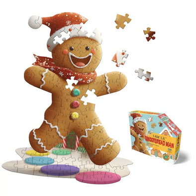 I am Lil' Gingerbread Man 100-piece Shaped Puzzle