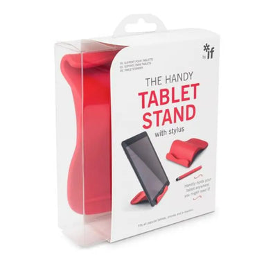 The Handy Tablet Stand with Stylus-red