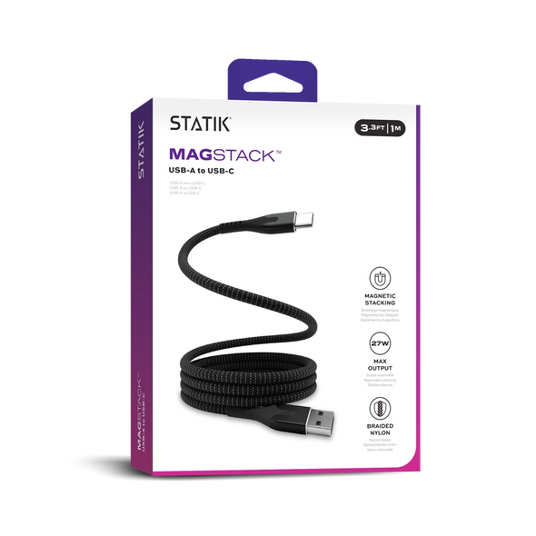 Statik MagStack 3.3ft Cable USB-A to USB-C
