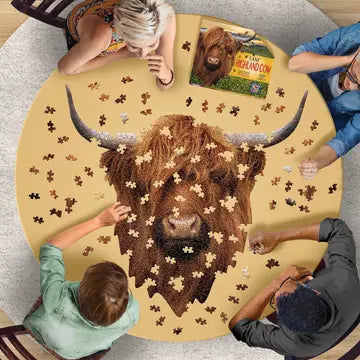 I am Highland Cow 550-piece Shaped Puzzle