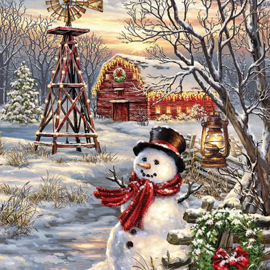 Winter Windmill Puzzle-500 pc