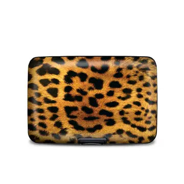 RFID Armored Wallet-Leopard