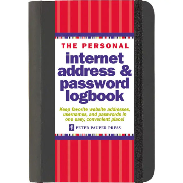 Personal Password Logbook-Black