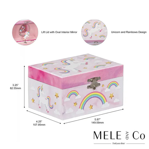 Skylar Musical Jewel Box-Unicorn