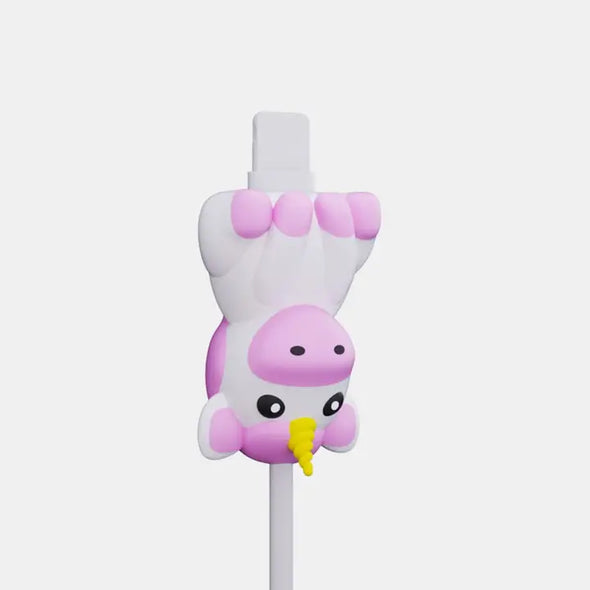 Moji Power Sweet Dreams Unicorn & Rainbow Cable Protectors