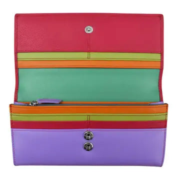 Multi Color Rosemary Wallet - Palm Beach