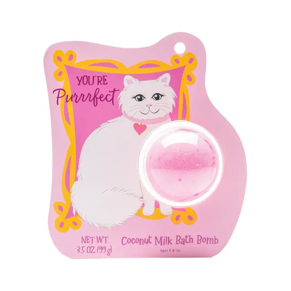 You're Purrrfect Cat Clamshell Bath Bomb