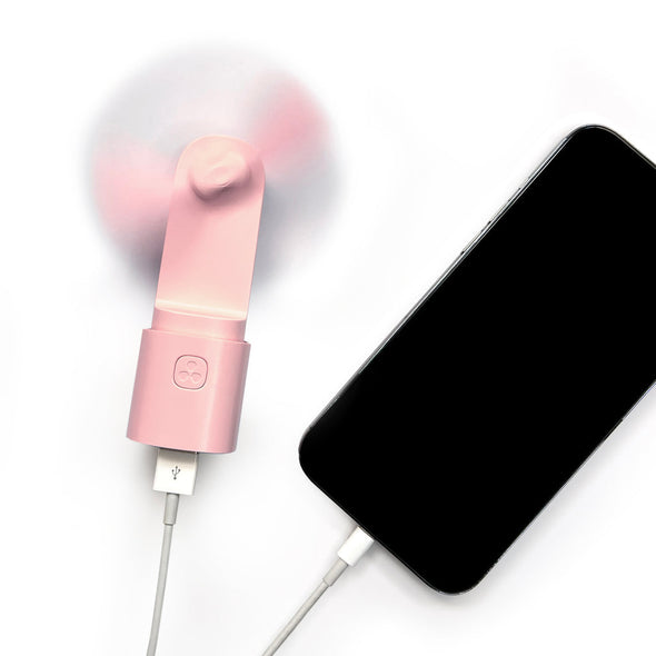 Easy Breezy Fan & Power Bank - pink
