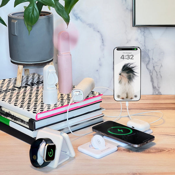 Easy Breezy Fan & Power Bank - pink
