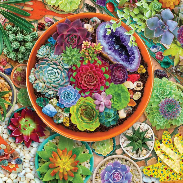 Succulent Garden Puzzle-500 pc