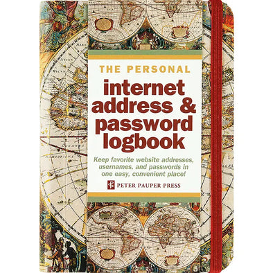 Personal Password Logbook-Old World
