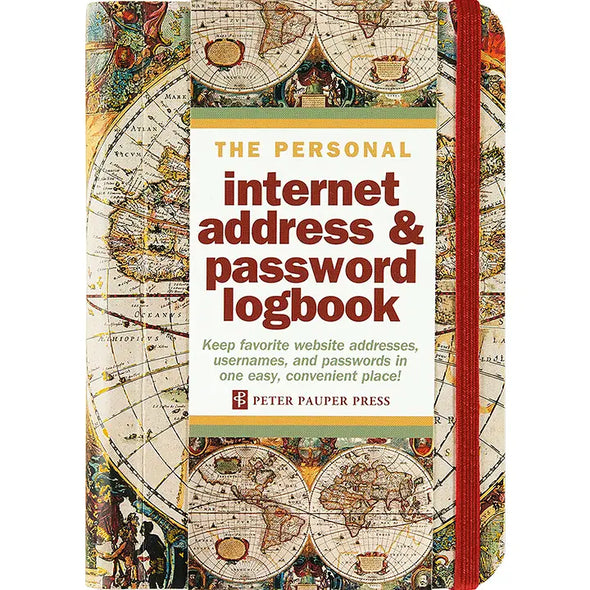 Personal Password Logbook-Old World