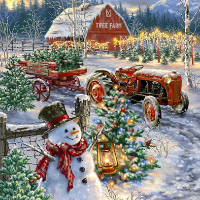 Christmas Tree Farm Puzzle-500 pc