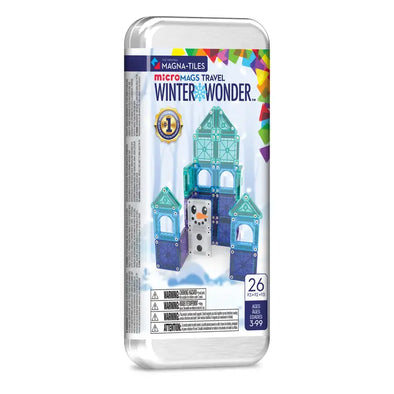 MAGNA-TILES MicroMags Winter Wonder 26pc. Travel Set