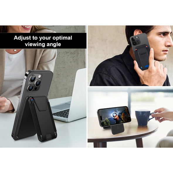 Leather Magnetic Wallet & Tracker