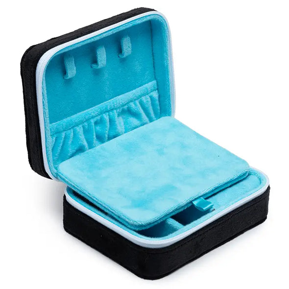 Composition Book Black Jewelry Zip Case