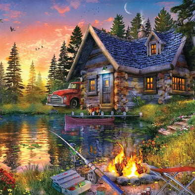 Sun Kissed Cabin Puzzle-500 pc