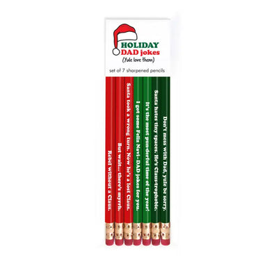 Holiday Dad Jokes Pencil Set