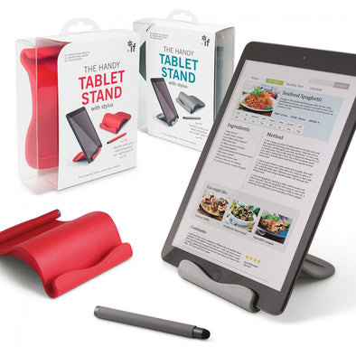 The Handy Tablet Stand with Stylus-red