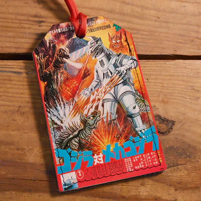 Backerton Printed Leather Luggage Tag