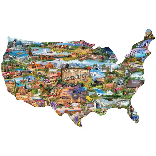 Shapes National Parks of America Puzzle-1000pc