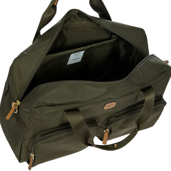 X-Bag 18" Boarding Duffle with Pockets-olive