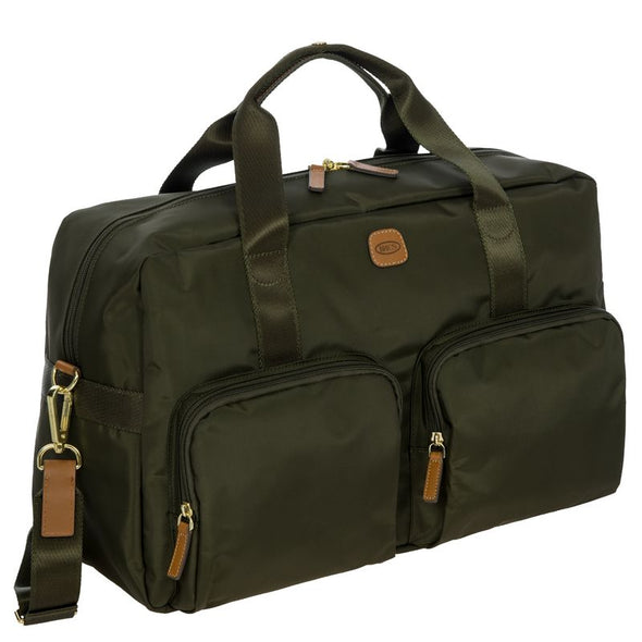 X-Bag 18" Boarding Duffle with Pockets-olive