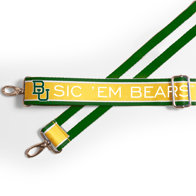 Baylor Sic 'em Bears Stripe Shoulder Strap