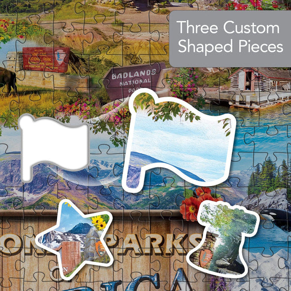 Shapes National Parks of America Puzzle-1000pc