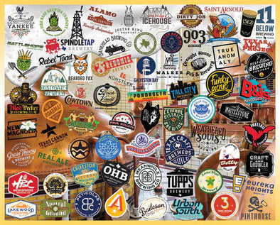 Texas Craft Beer Puzzle - 1000 piece