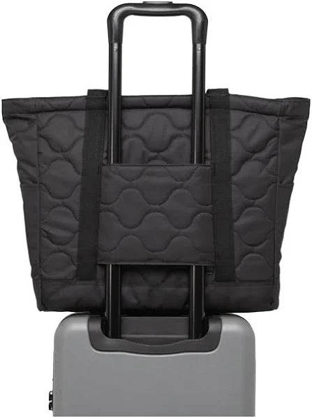Heritage Quilted Tote - Black