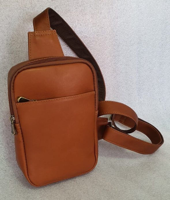 DayTrekr Leather Mini Sling Bag