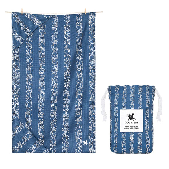 Dog & Bay Quick Dry Towel - Puppy Party